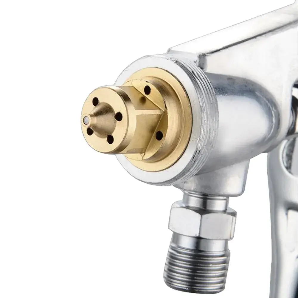 Hot sell F-75 Spray Gun 1.5mm Nozzle with Cup Silver Handle Adjustable Color Spray Gun for Automotive Furniture Parts Painting