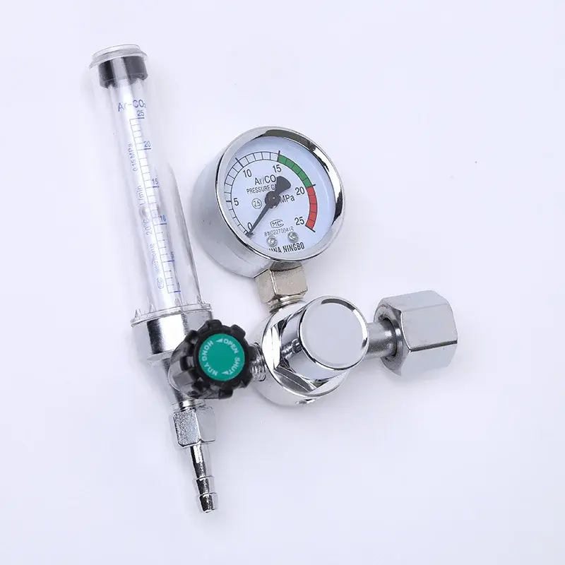 2025 New CO2 Flow Meter Mig Tig 0-25 MPa, Standard Flow Meter, Welding Device, Argon Pressure Reducer