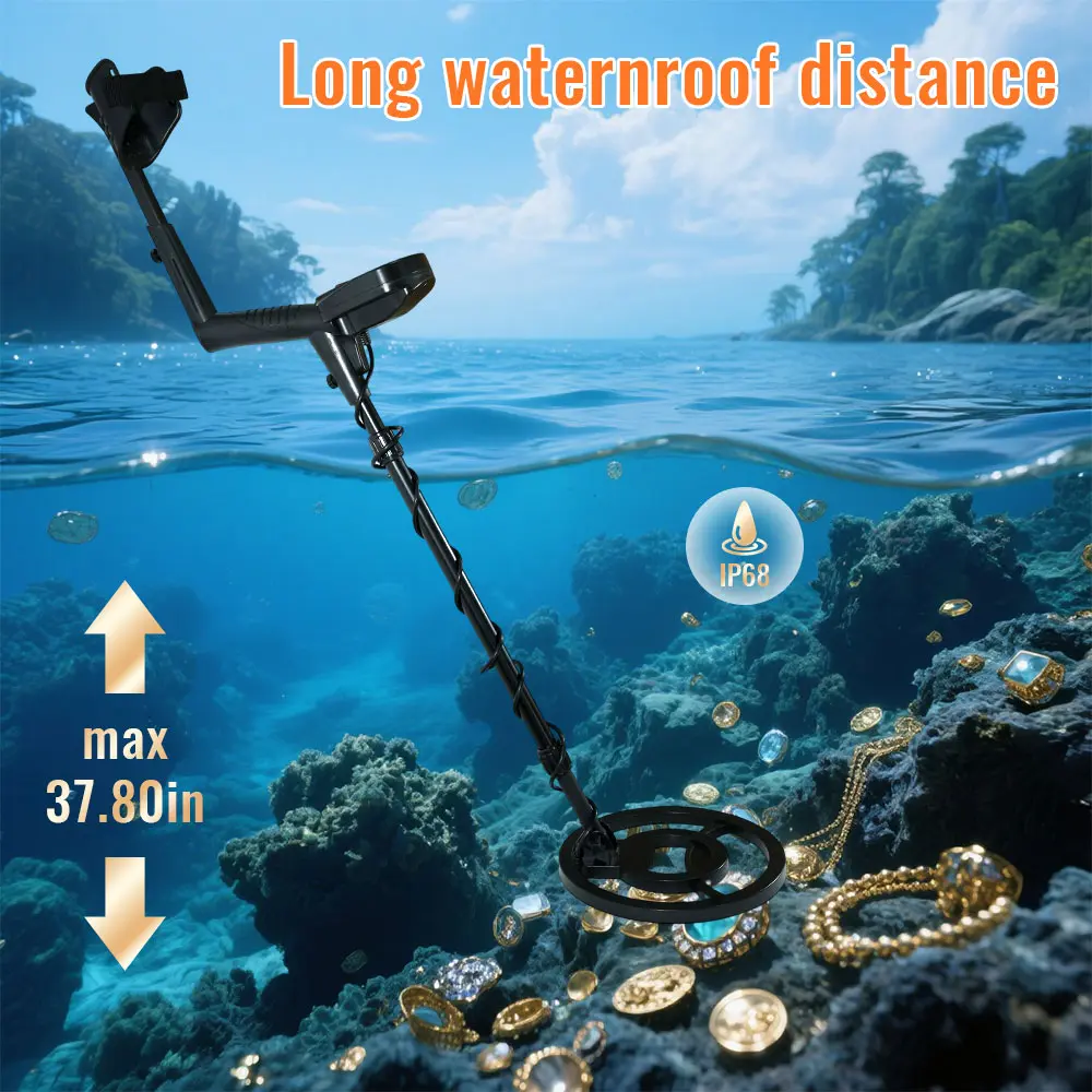 Metal Detector MD-830 Underground Depth Scanner Search High precision Gold Detector Treasure Hunter Detecting Pinpointer