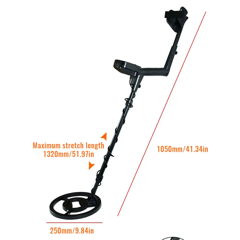 Metal Detector MD-830 Underground Depth Scanner Search High precision Gold Detector Treasure Hunter Detecting Pinpointer