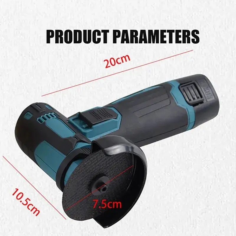 12V Mini Angle Grinder Rechargeable Grinding Tool Polishing Grinding Machine For Cutting Diamond Power Tools Cordless