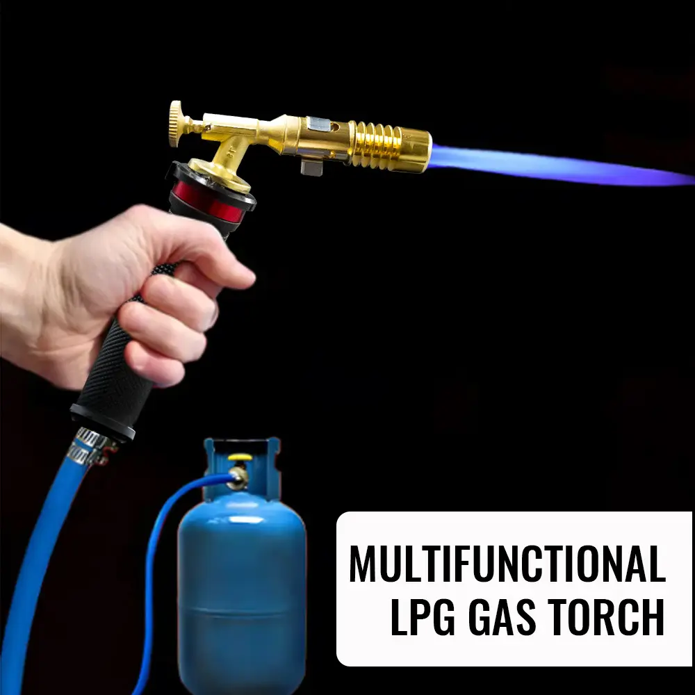 New Flame Welding Torch Copper Aluminum Soldering Tool Liquefied Propane Gas Torch for Precious Metal Melting Gas Torch Blower