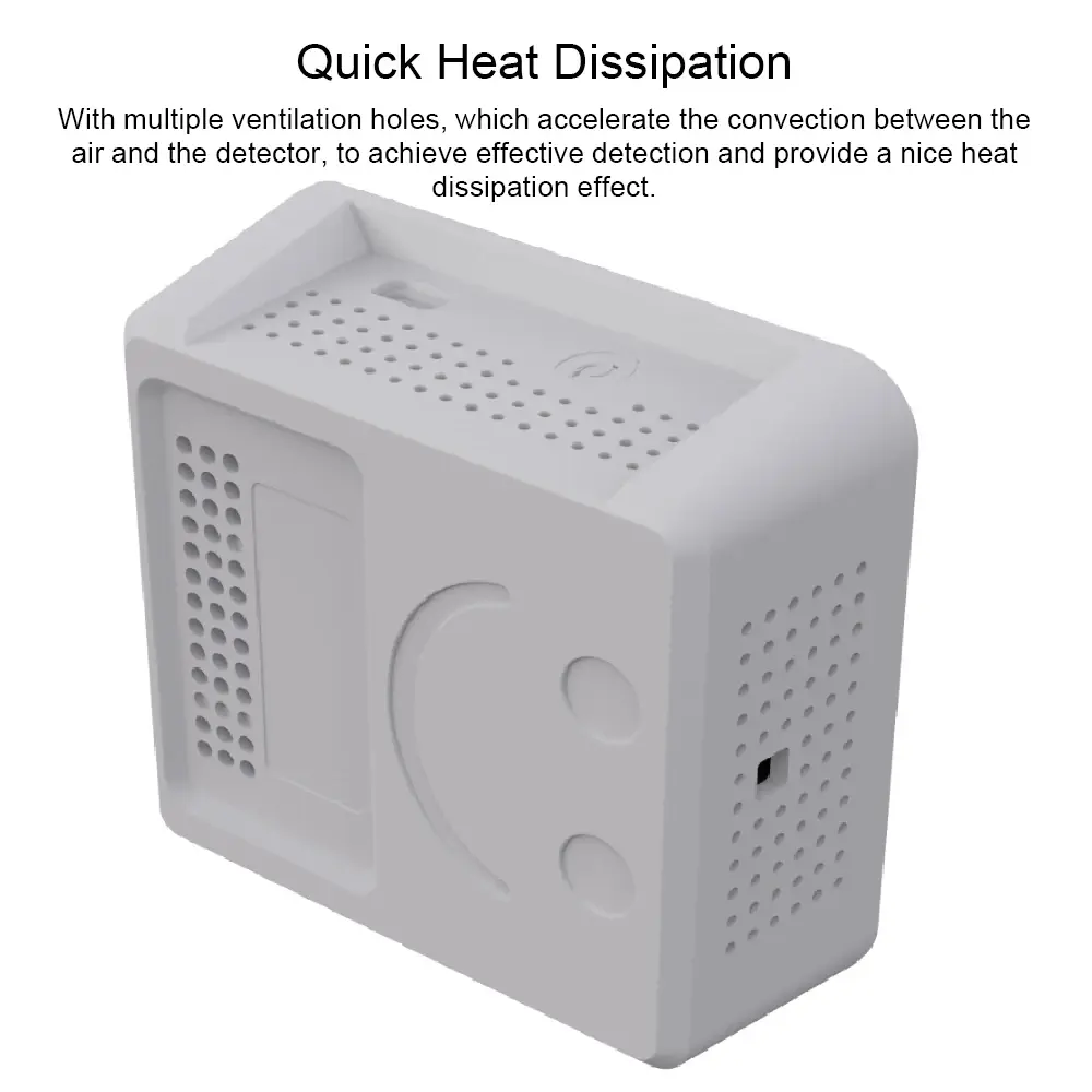 Multifunctional 9 In 1 Air Quality Monitor CO2 Meter CO TVOC HCHO PM2.5 PM1.0 PM10 Temperature And Humidity Measurement Detector