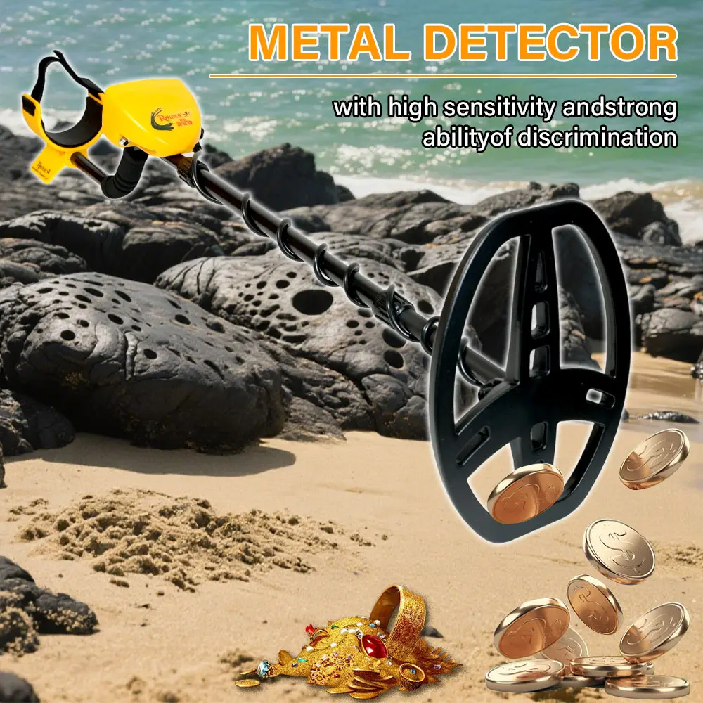 MD-6350 Metal Detector Professional Underground Detector High Sensitivity Gold Jewelry Coins All Metal Detecting Equipment