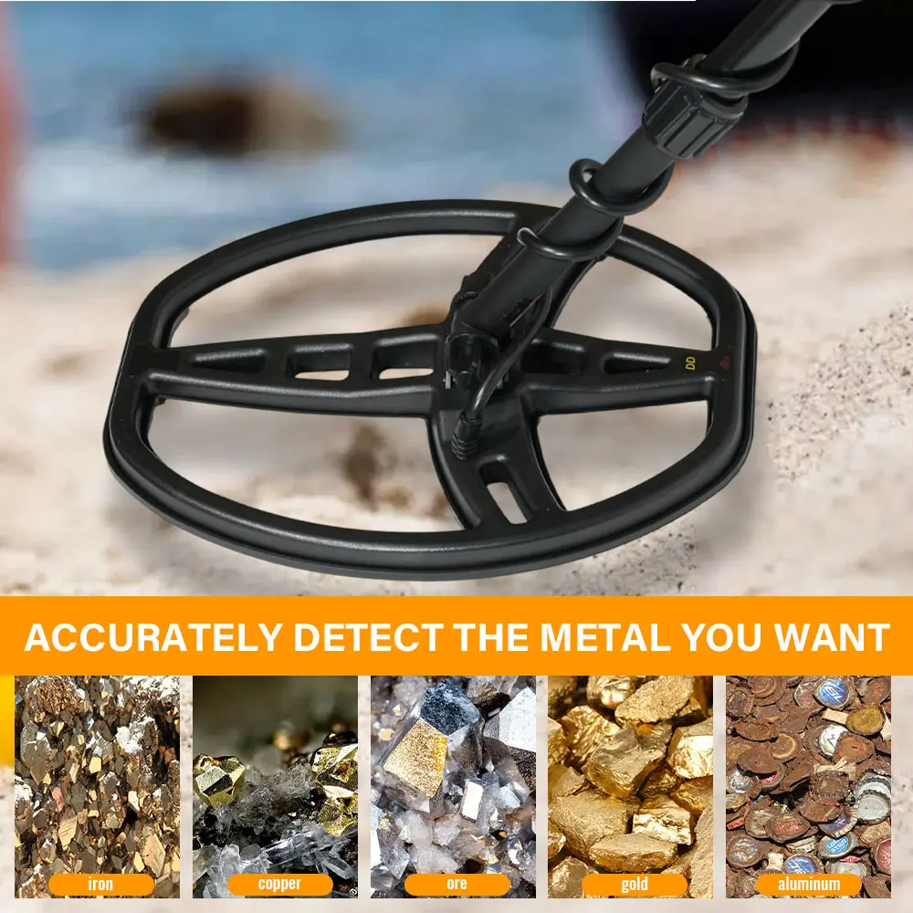 MD-6350 Metal Detector Professional Underground Detector High Sensitivity Gold Jewelry Coins All Metal Detecting Equipment