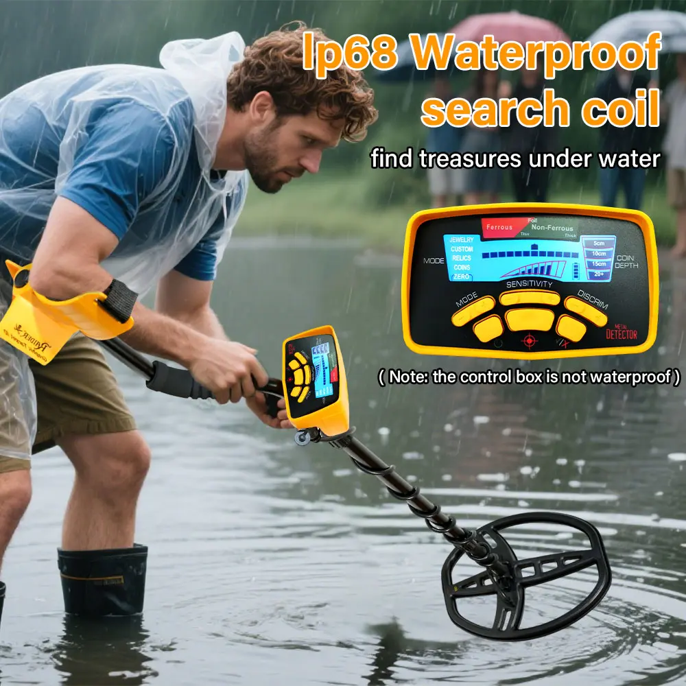 MD-6350 Metal Detector Professional Underground Detector High Sensitivity Gold Jewelry Coins All Metal Detecting Equipment