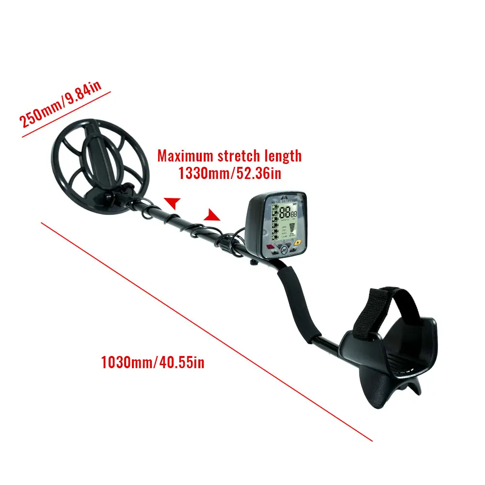 MD-5032 Newest Metal Detector Metal Detecting Pinpoint Waterproof Search Coil High Performance Underground Treasure Hunter