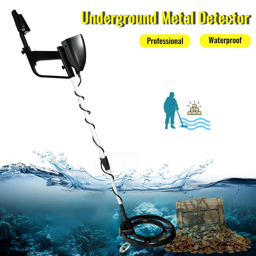 MD-4060 High Sensitivity Metal Detector Professional Underground Gold Detectors Pinpointer Detecting Jewelry Treasure Hunter