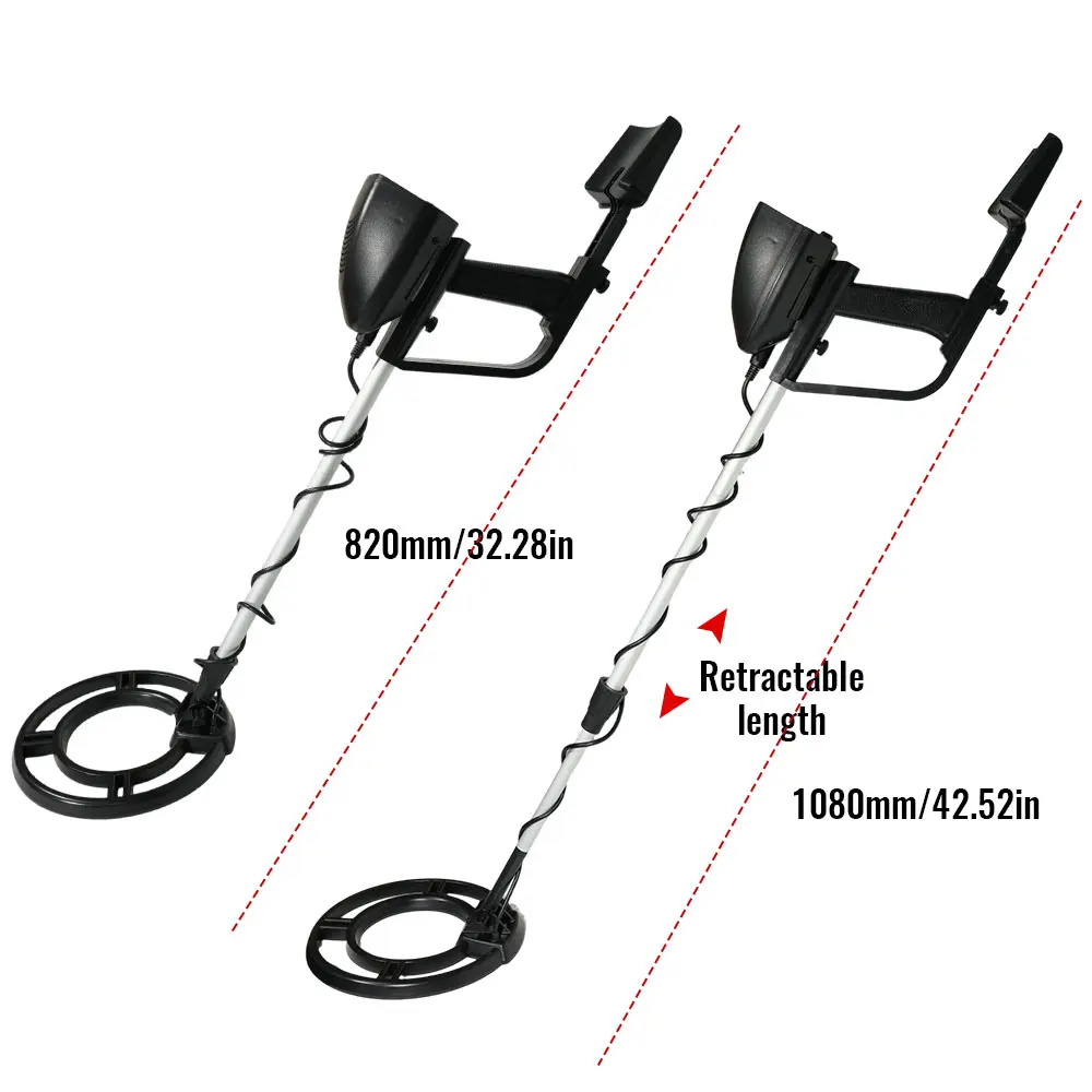 MD-4060 High Sensitivity Metal Detector Professional Underground Gold Detectors Pinpointer Detecting Jewelry Treasure Hunter