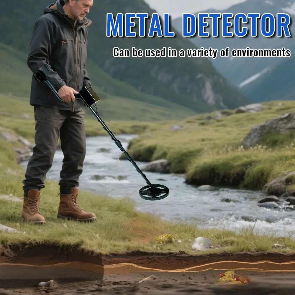Underground Metal Detector TC-200 High Sensitivity Liquid Crystal Professional Gold Hunter Circuit Waterproof Coil