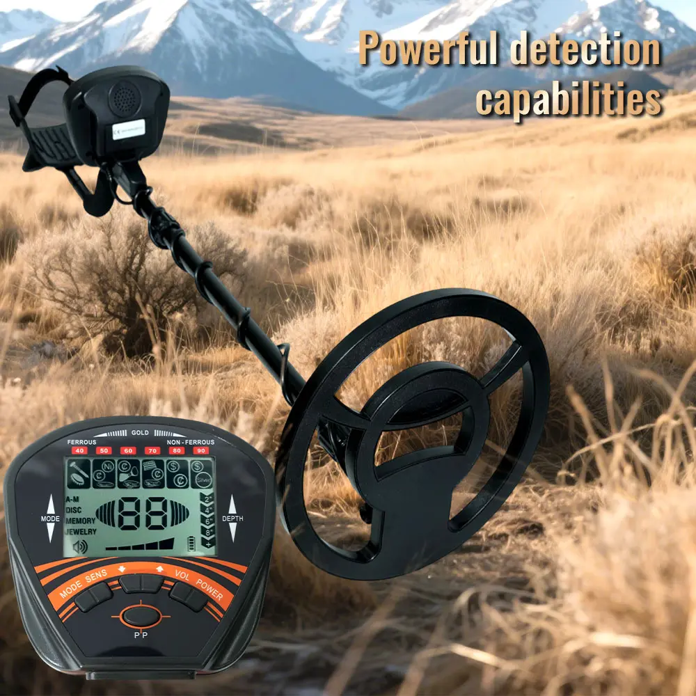 MD810 Underground Metal Detector Gold Digger Treasure Hunter Professional Detecting Equipment 10" Waterproof IP68 Search Coil