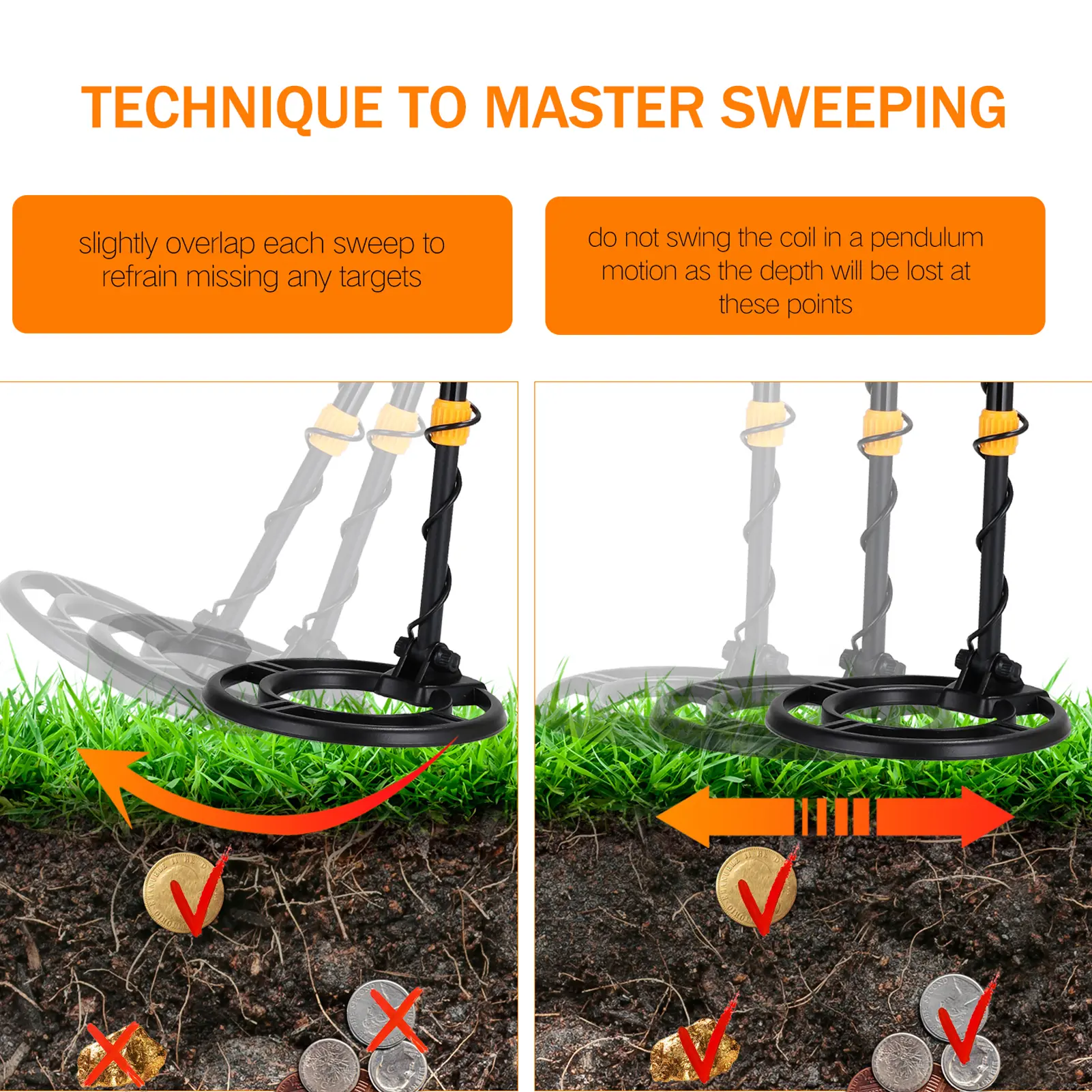 Hot sell metal detector MD-930 underground precise positioning GP pointer metal detector outdoor treasure hunting gold detector