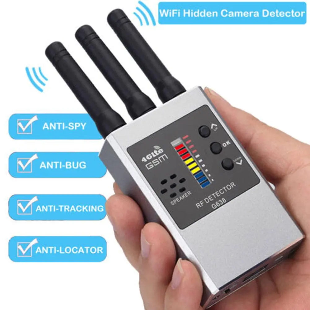 2025 New Anti Portable Pinhole Hidden Lens Detect Gadget For Gps Tracker Hidden Camera Finder Eavesdropping Devi C0v6