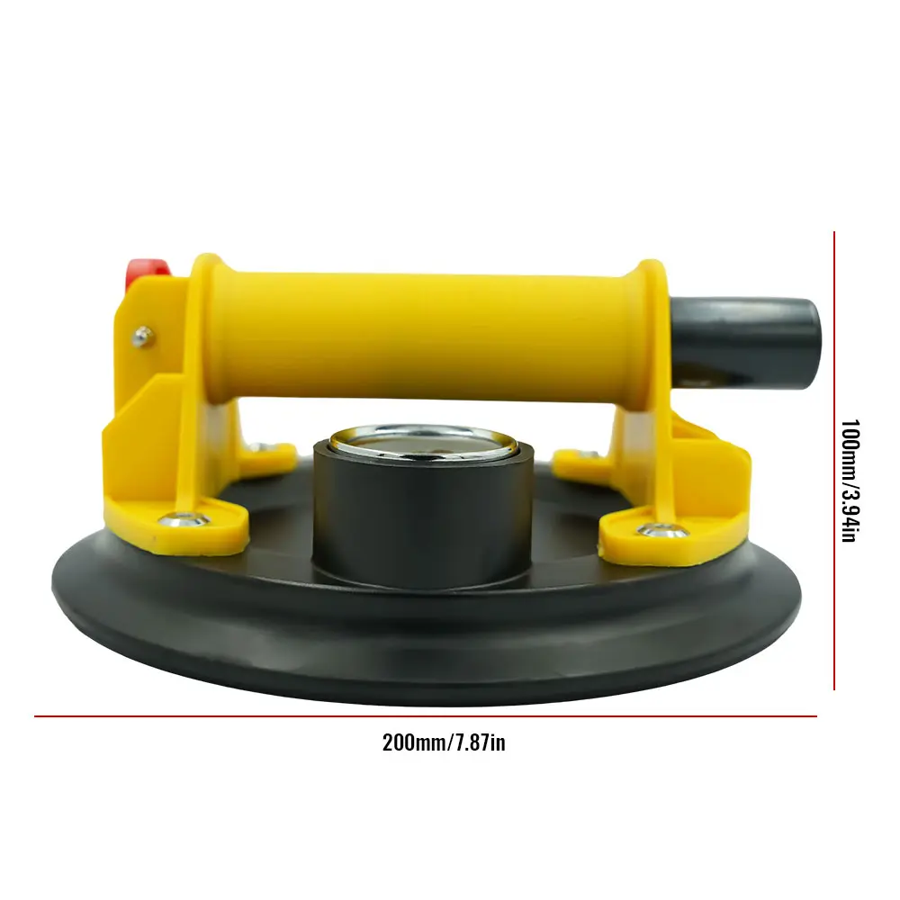 250 kg Vacuum Suction Cup Carrying Capacity Heavy Duty Lifter 8 Inch Hand Pump Suction Cup for Granite Tile Glass Manual Lifting