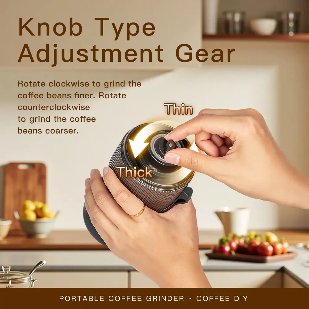 2025 New Portable USB Electric Coffee Bean Grinder 2000mAh Rechargeable Grinders Household Mini Coffee Machine hot sell