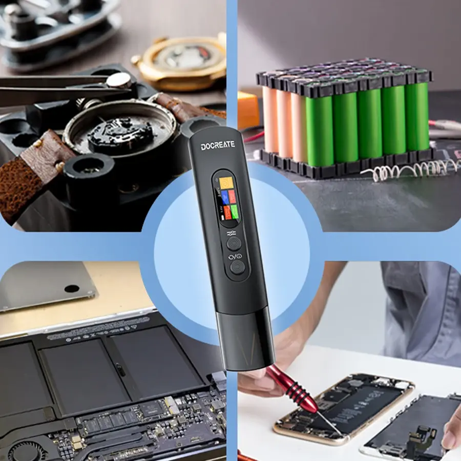 Professional mini handheld spot welding machine DIY household dual pulse adjustable portable battery nickel spot welding machine