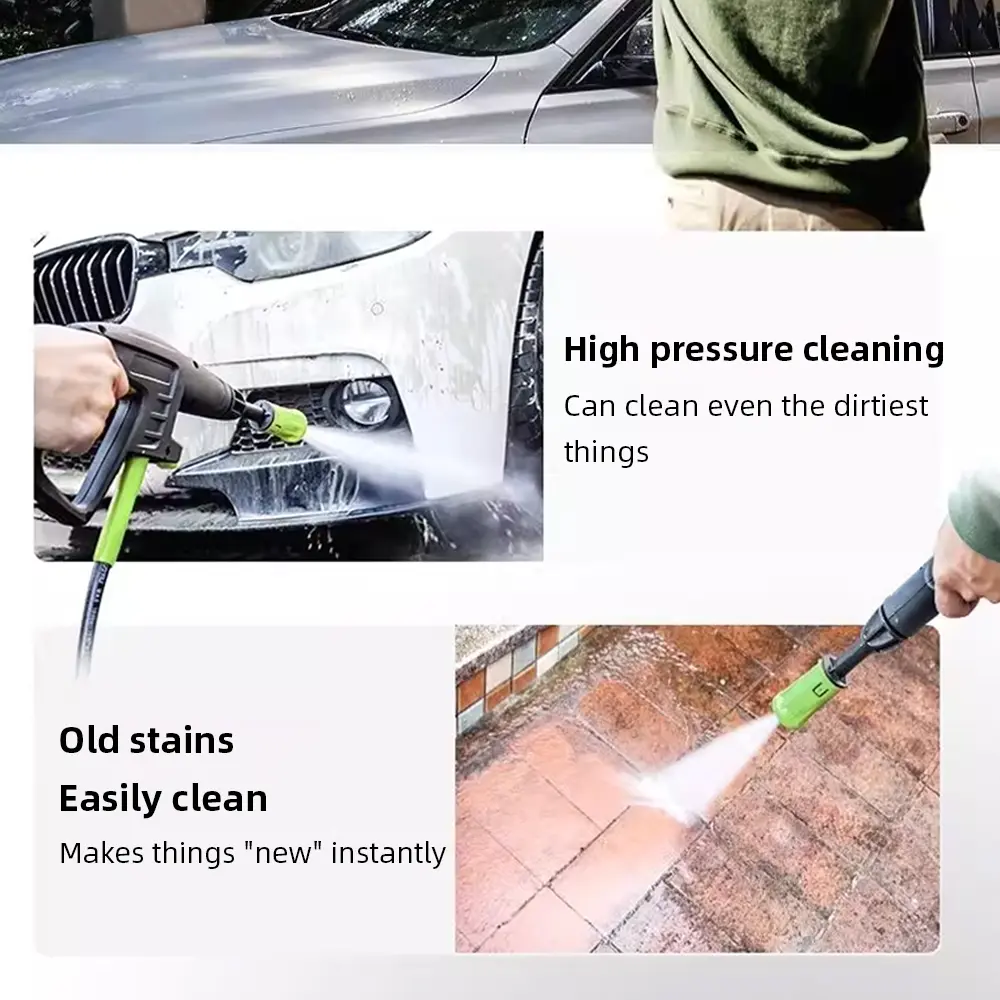 1700W/1500W High Power Electric Pressure Washer 220V Portable Automatic Car Washing Machine with High Pressure Pump Spray Gun