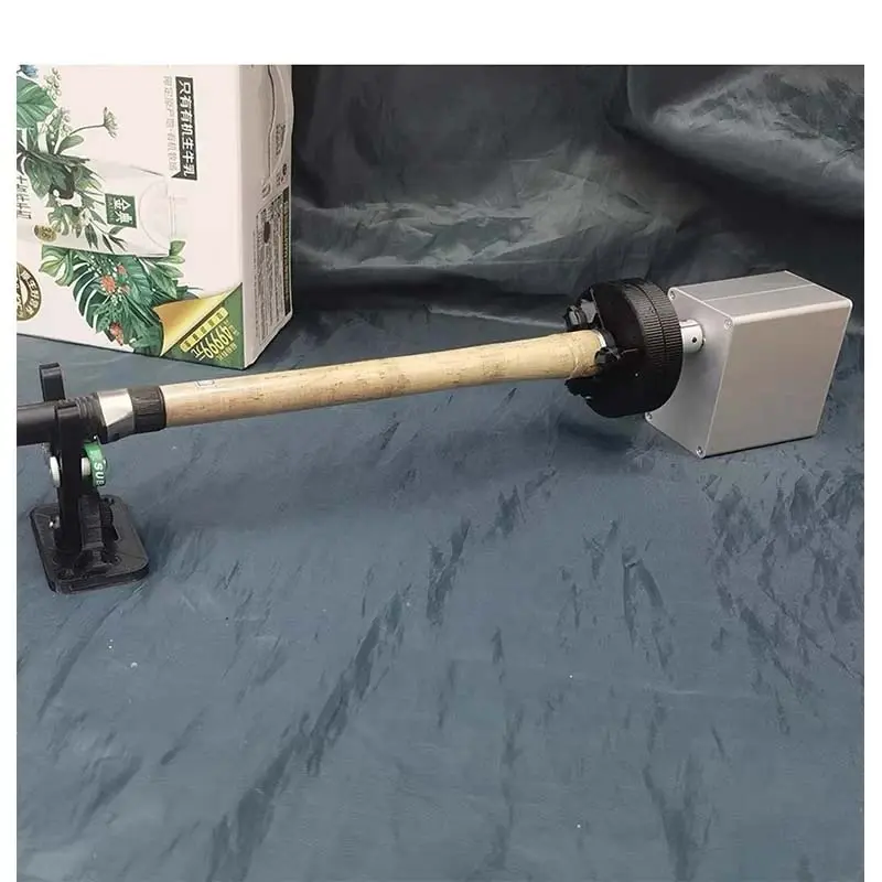 Portable Fishing Rod Winding Machine DIY Fishing Rod Adjustable 0-50RPM Epoxy Resin Spin Coating Machine