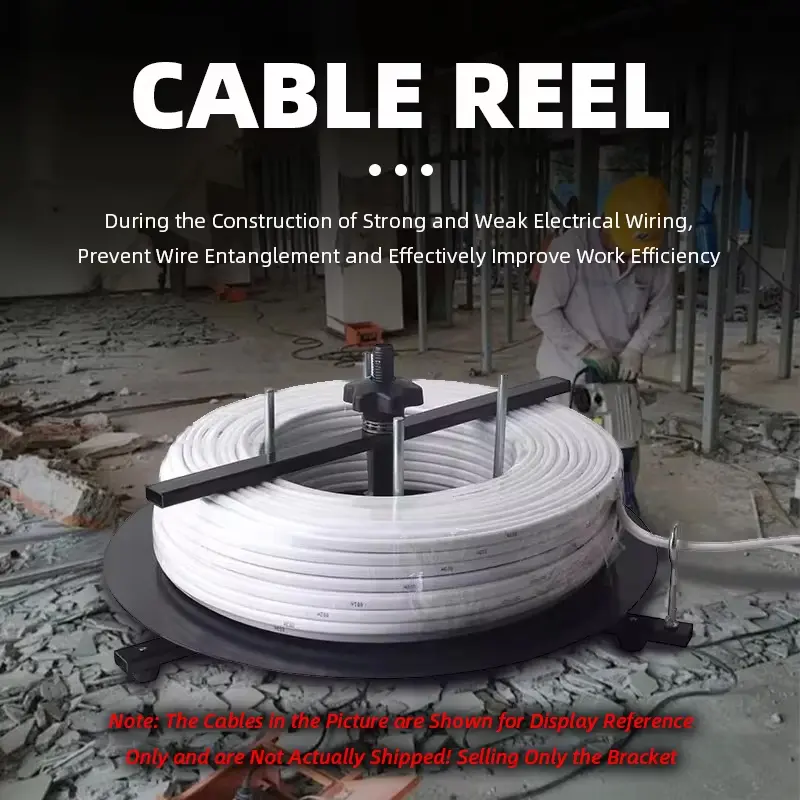 Wire Distributor Rack Cable Distributor Electrician Discharge Tray For Power Line Video Cable Discharge Rack 1 Layer