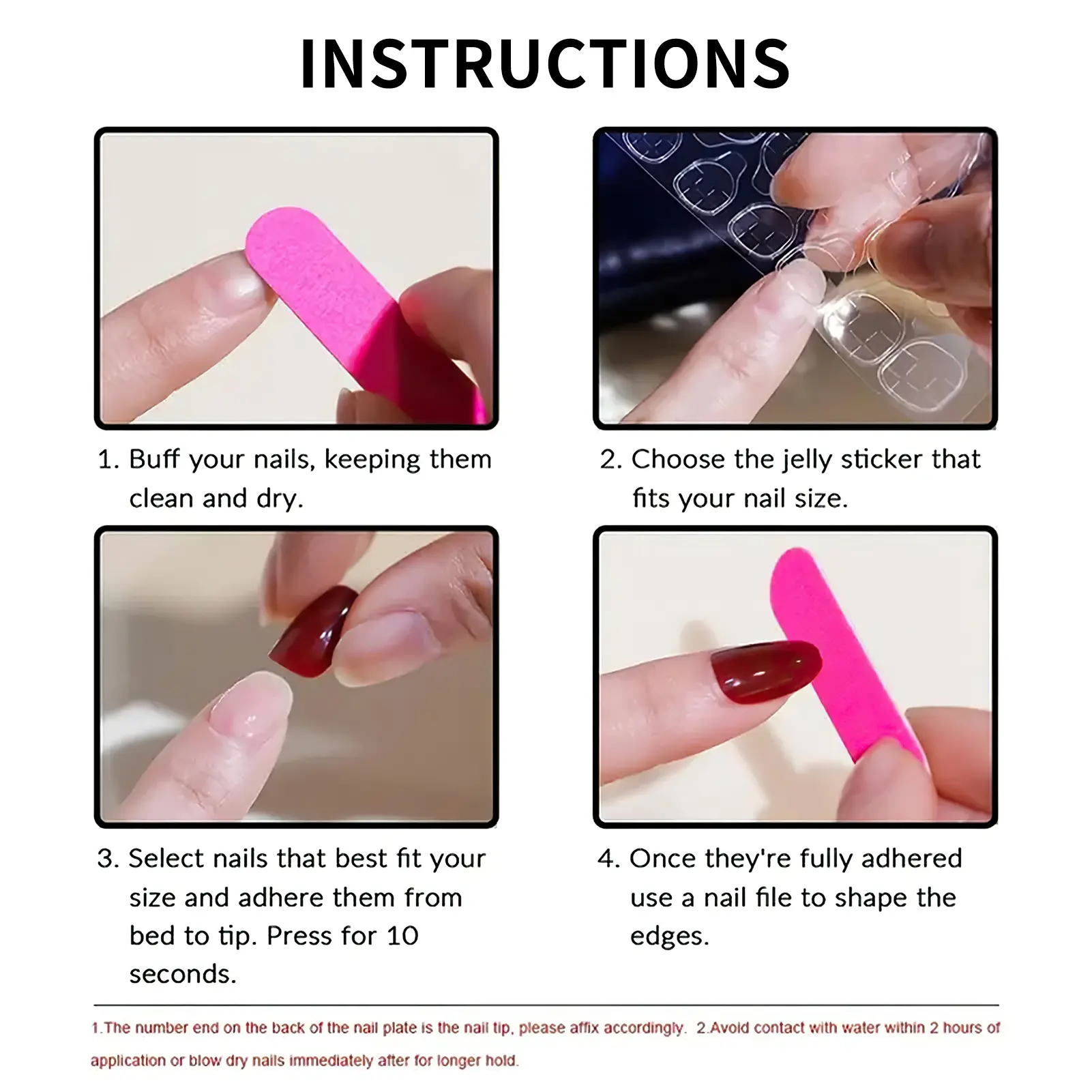 24pcs Almond Press on Fake Nails with Pearls Glossy Pink White Artificial Nails Sweet Heart Shape Fake Nail for Girls Women