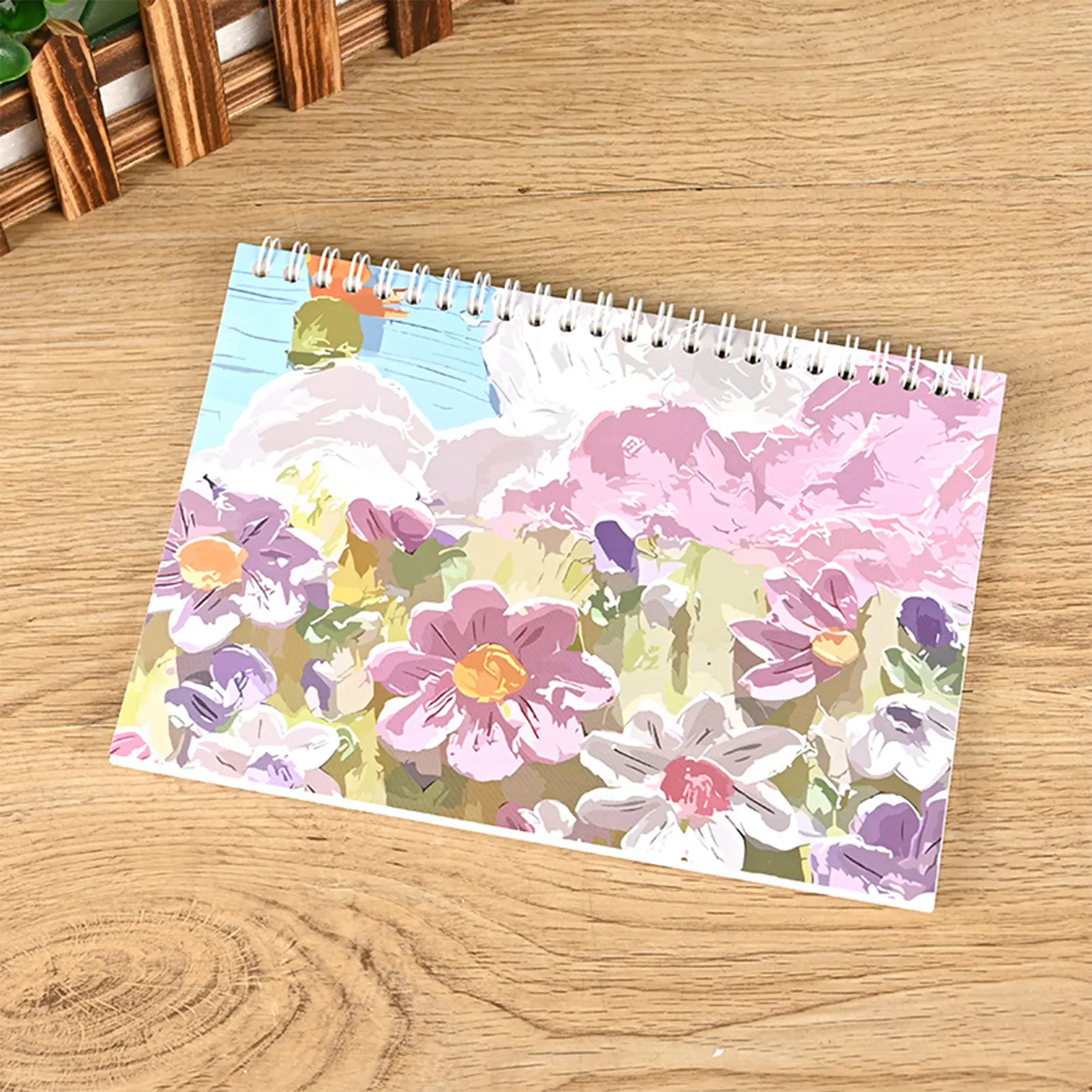 A5 Double-Sided Release Book Sticker Washi Tape Collecting Album Reusable Coil Blank Release Paper for DIY Scrapbook