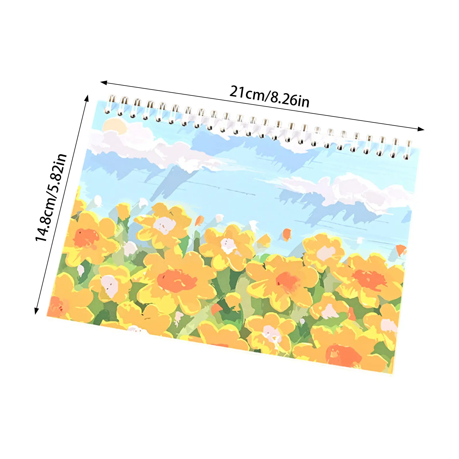 A5 Double-Sided Release Book Sticker Washi Tape Collecting Album Reusable Coil Blank Release Paper for DIY Scrapbook