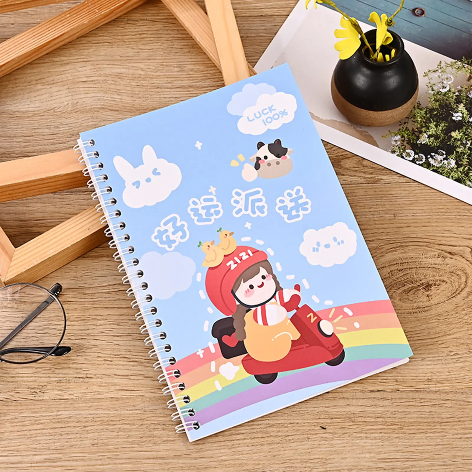 A5 White Release Paper Loose Leaf Storage Book for Sticker Washi Tape Masking Tape Storage Accessories Scrapbooking DIY Tool