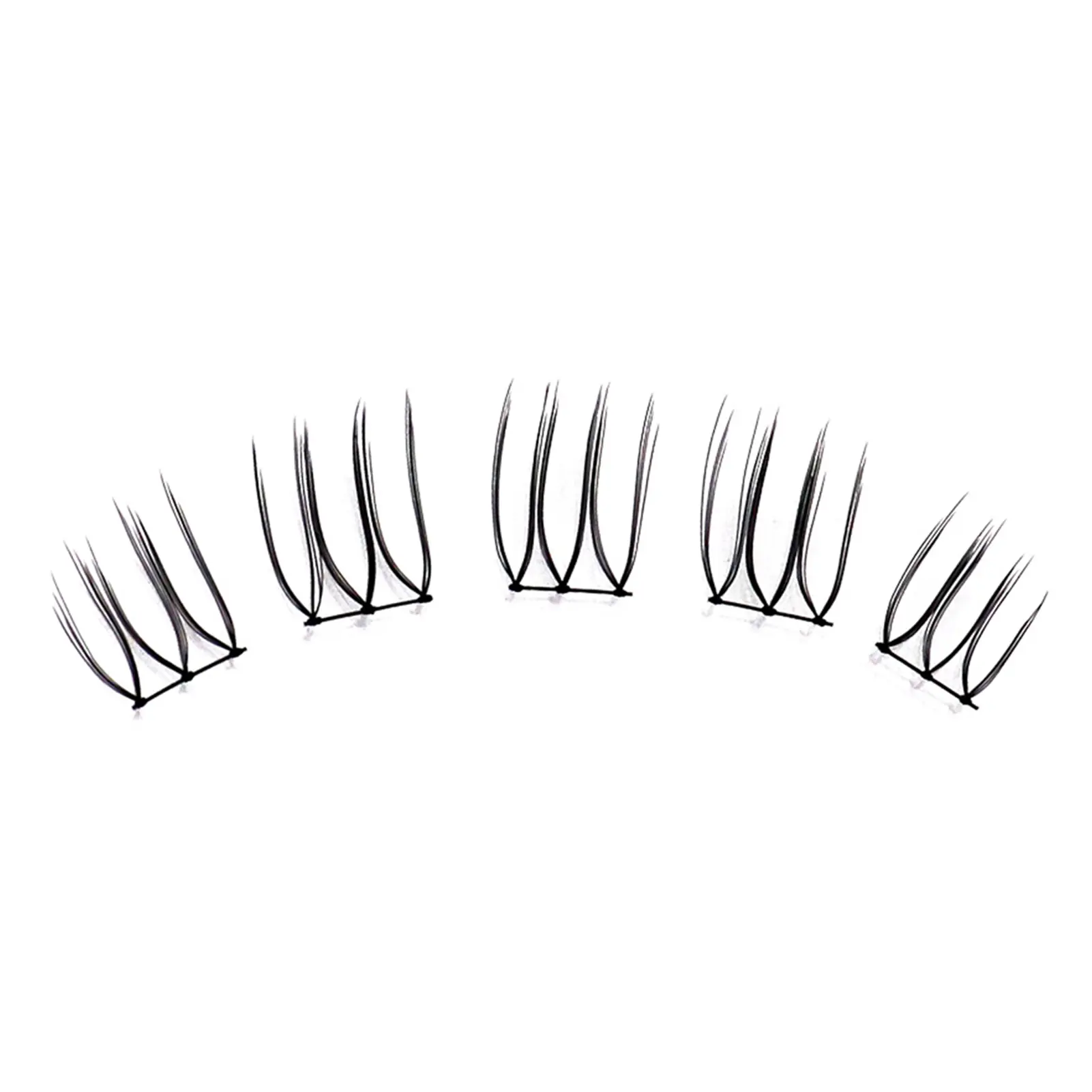 False Eyelashes C Curl 7-13mm Eyelash Clusters Natural False Lashes Extension for Beginner & Proficients Friendly Makeup Tools