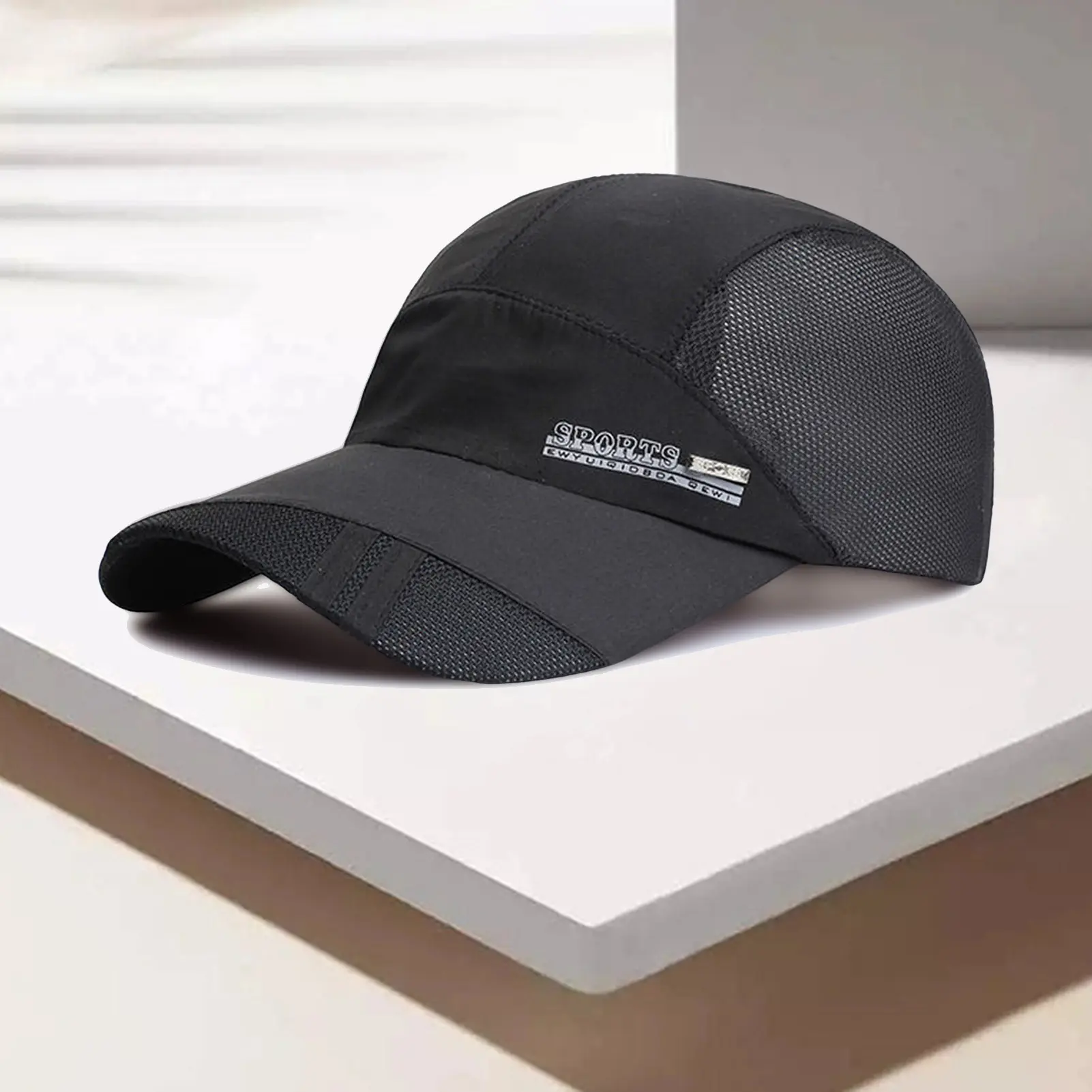 Casual Unisex Adult Baseball Cap Hat Summer Ultra-light Breathable Mesh Side Low Profile Skullcaps for Outdoor Activities