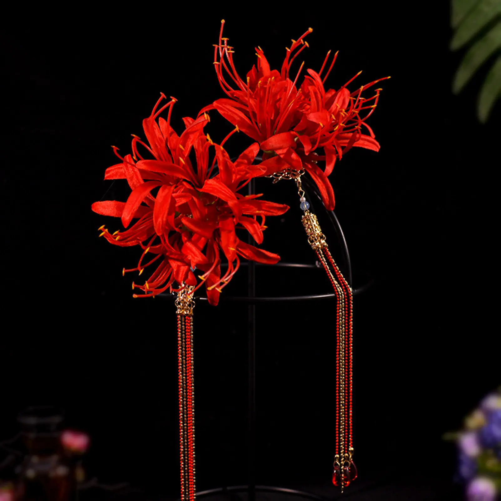 Equinox Flower Clip Hairpin Chinese Style Retro Headware Wedding Party Bridle Hair Pin DIY Decoration Accessories