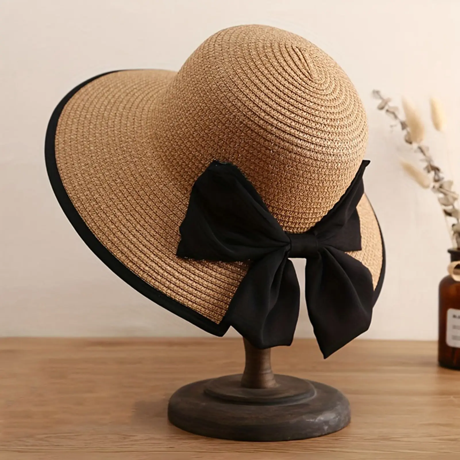 Summer Girls Sun Hats Summer Beach Straw Sun Hat Beach Vacation Sun Protection Sun Hats for Outdoor Sports Hiking Travel