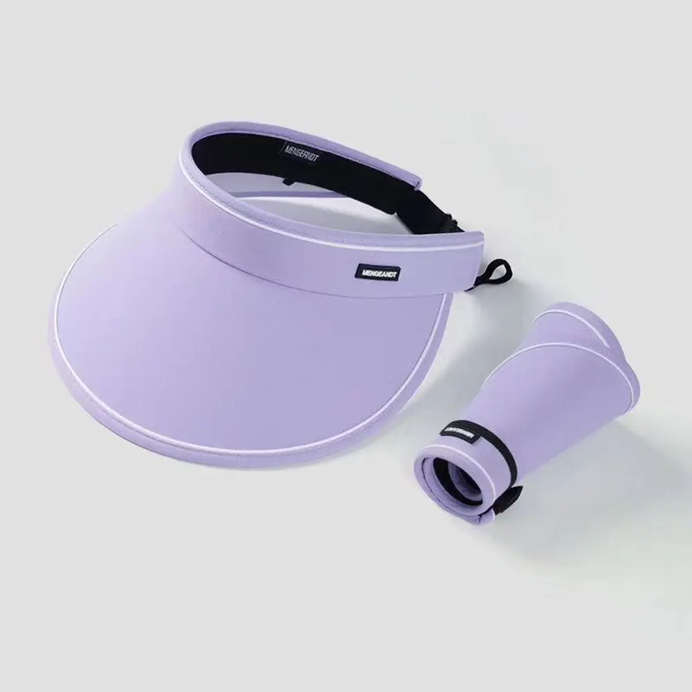 Women Summer Wide Brim Sun Hat Outdoor Ponytail Empty Top Uv Protection Cap Female Lady Tour Beach Foldable Sunscreen Hats
