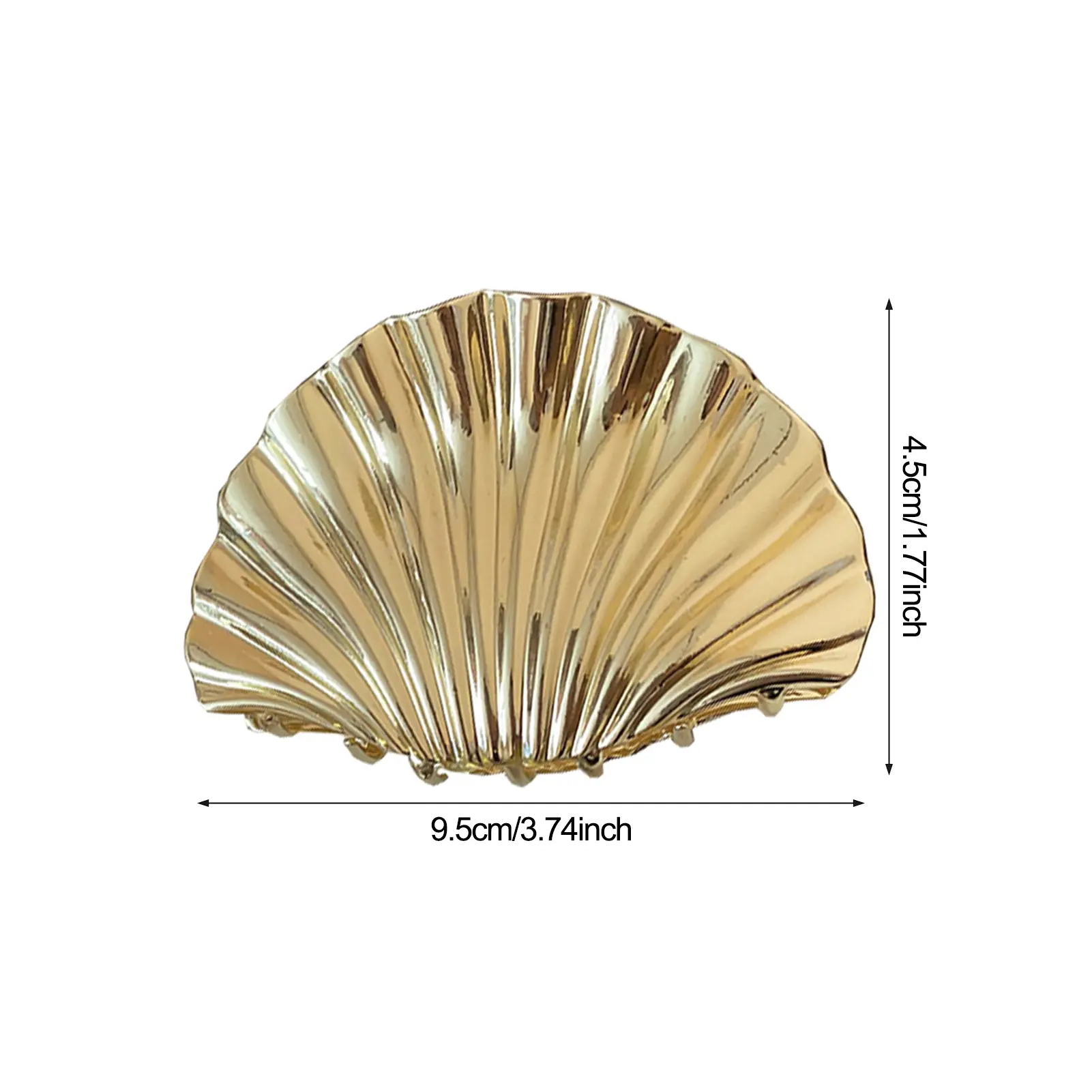 Metal Irregular Texture Hair Claw Clips For Women Girls Hairclip Ponytail Hair Pins Fashion Jewelry Hair Accessories