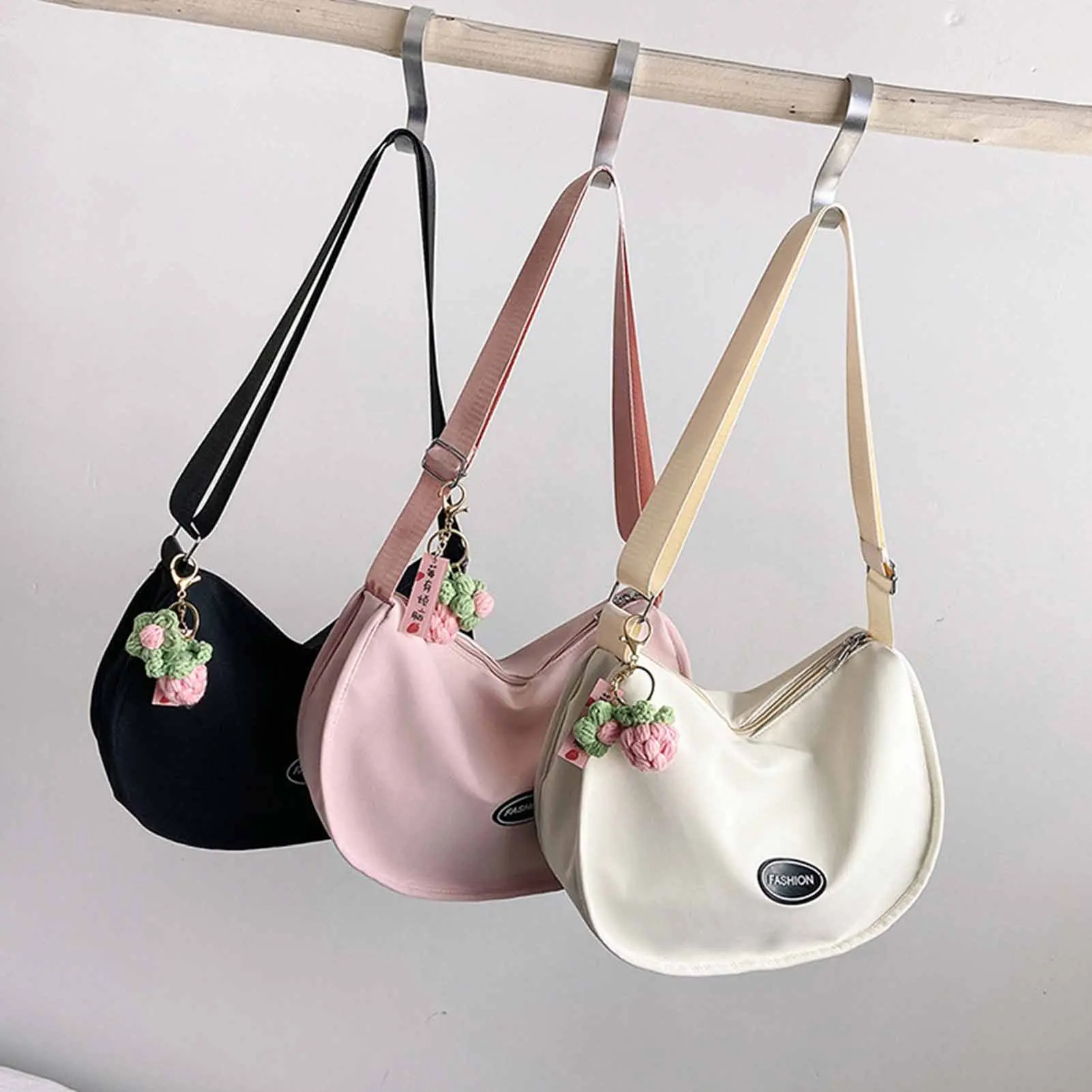 Shoulder Bags Women Solid Harajuku All-match Simple Multifunctional Handbags Large Capacity Cross Body Bags Are Lovely And Fresh