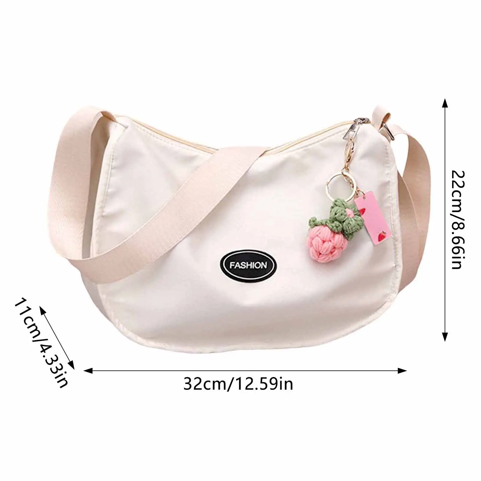 Shoulder Bags Women Solid Harajuku All-match Simple Multifunctional Handbags Large Capacity Cross Body Bags Are Lovely And Fresh