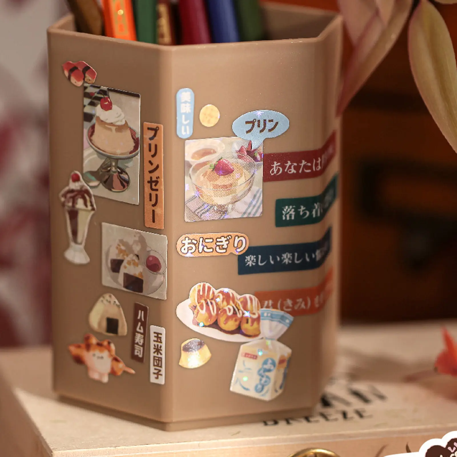 Stickers Book Japanese Style Cute Stickers Book Multi-theme Manga Handbook Decorative Sticker for Birthday & Back to School Gift
