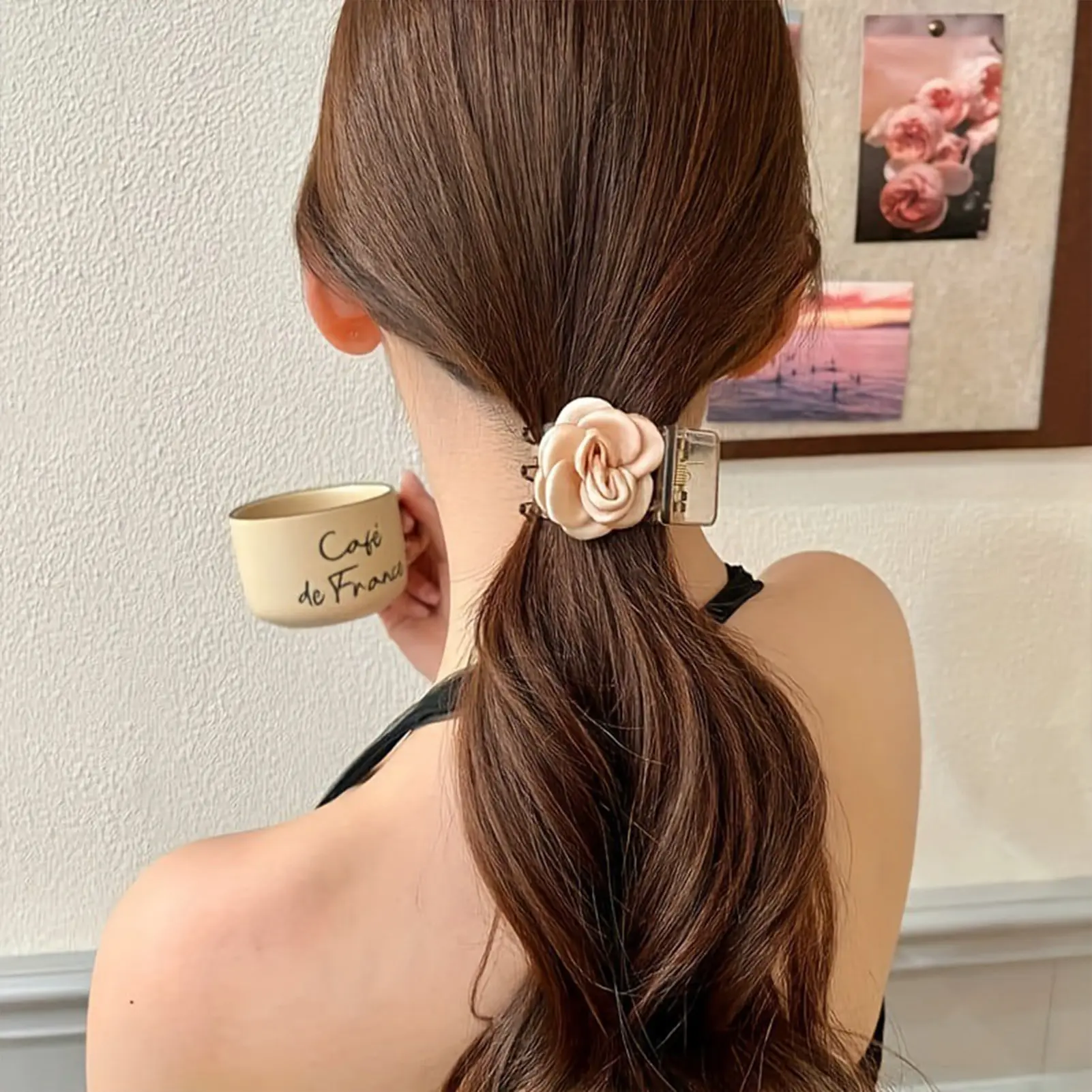 Hairpin Medium Claw High Ponytail Shark Durable Non-slip Grip Birthday Valentine's Day Gift Versatile Hair Styling Tool
