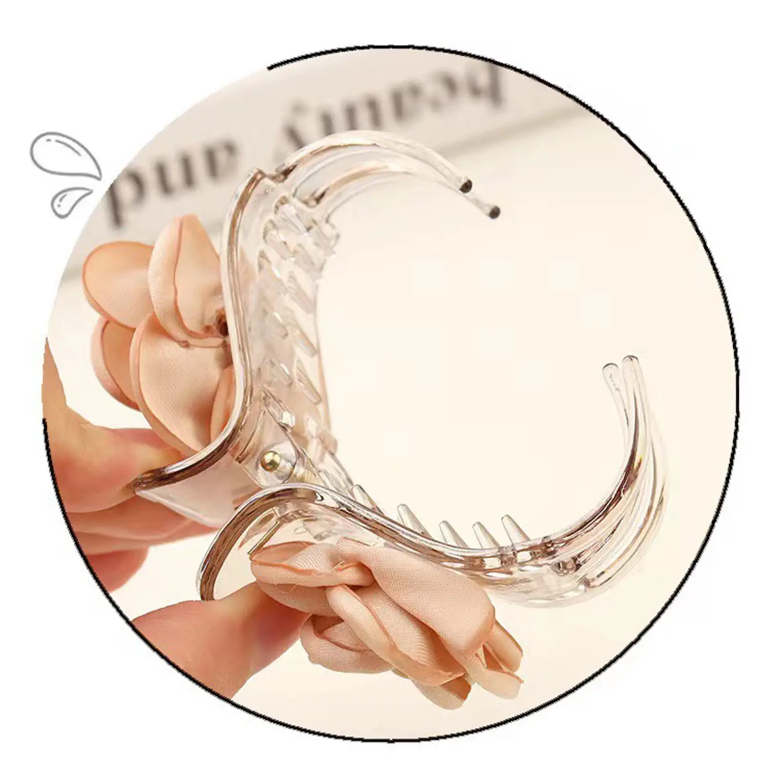 Hairpin Medium Claw High Ponytail Shark Durable Non-slip Grip Birthday Valentine's Day Gift Versatile Hair Styling Tool
