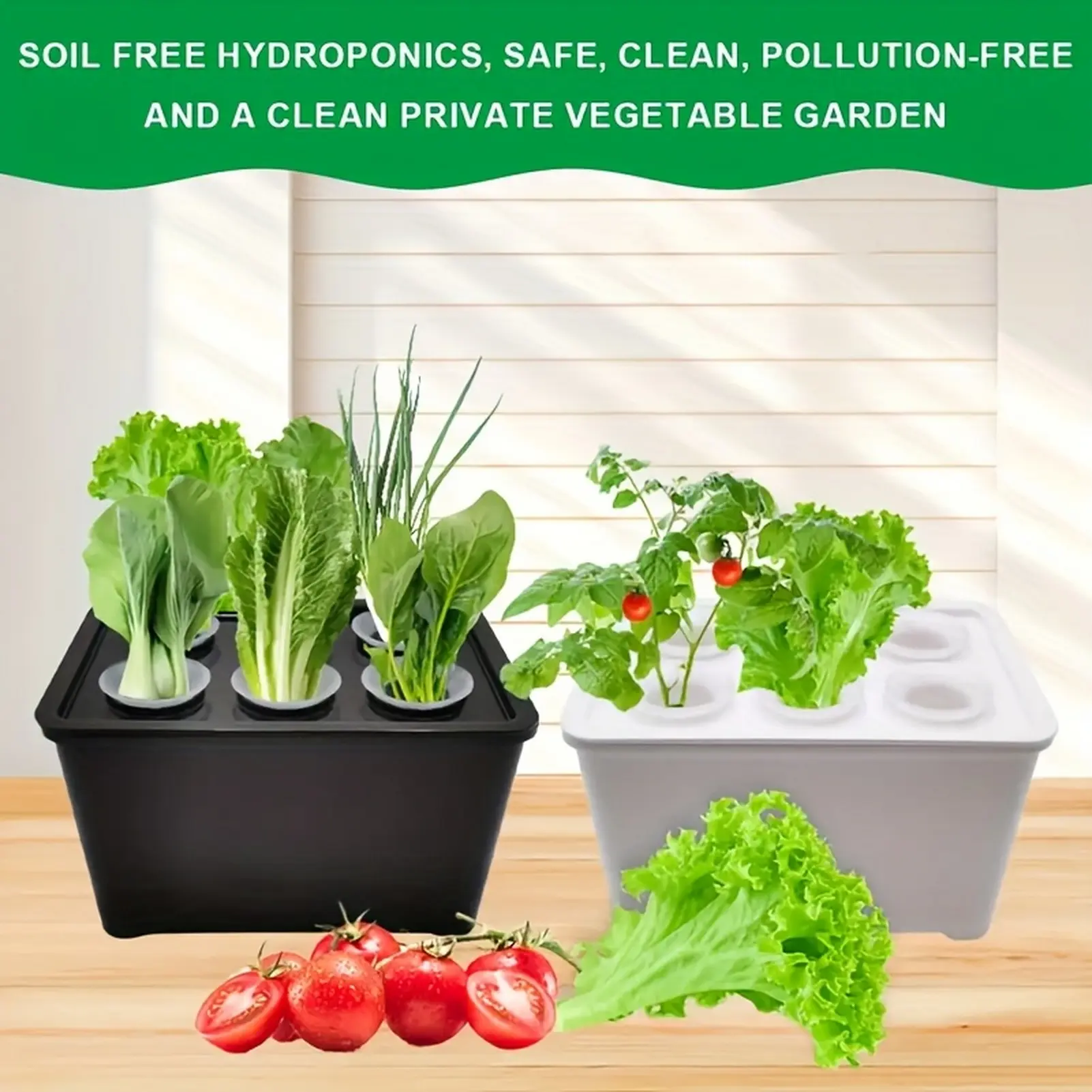 Plant Grower Box Indoor Hydroponic Boxes Nursery Pots Set With Seedling Cups For Plants Herb Garden Planting Container