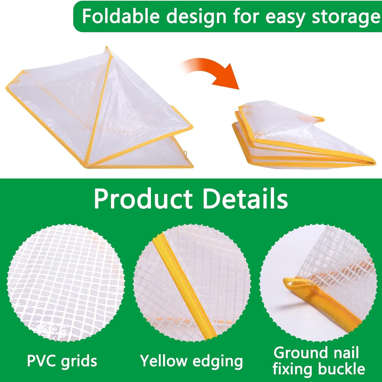 Greenhouse Garden Protector With Reusable Sowing Cover For Plant Windproof And Antifreeze Vegetable Sowing Cover Green Plants