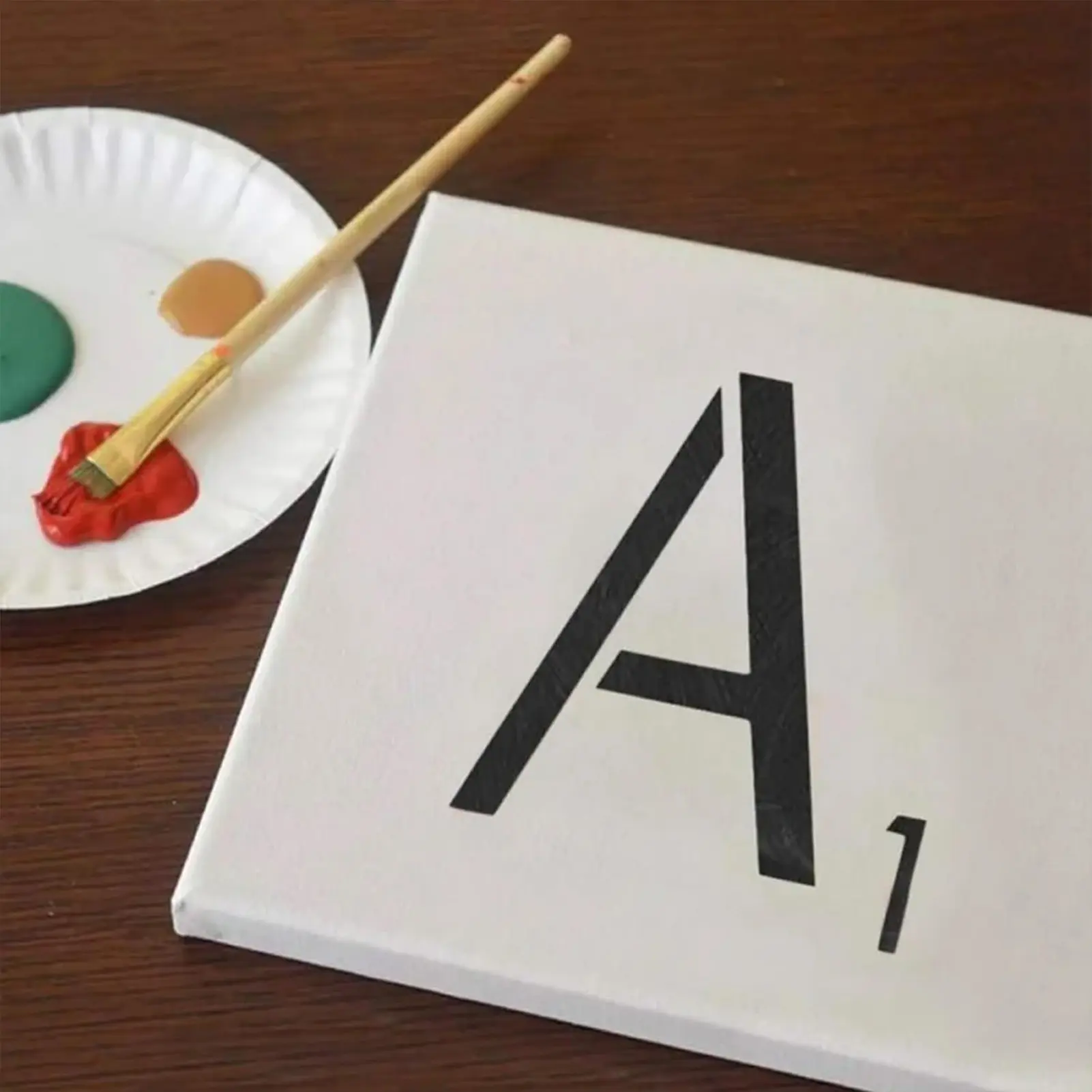 Diy English Spelling Alphabet Game Template Can Be Reused For Painting Plastic Painting Letters Mold Cards Wooden Walls 26Pcs