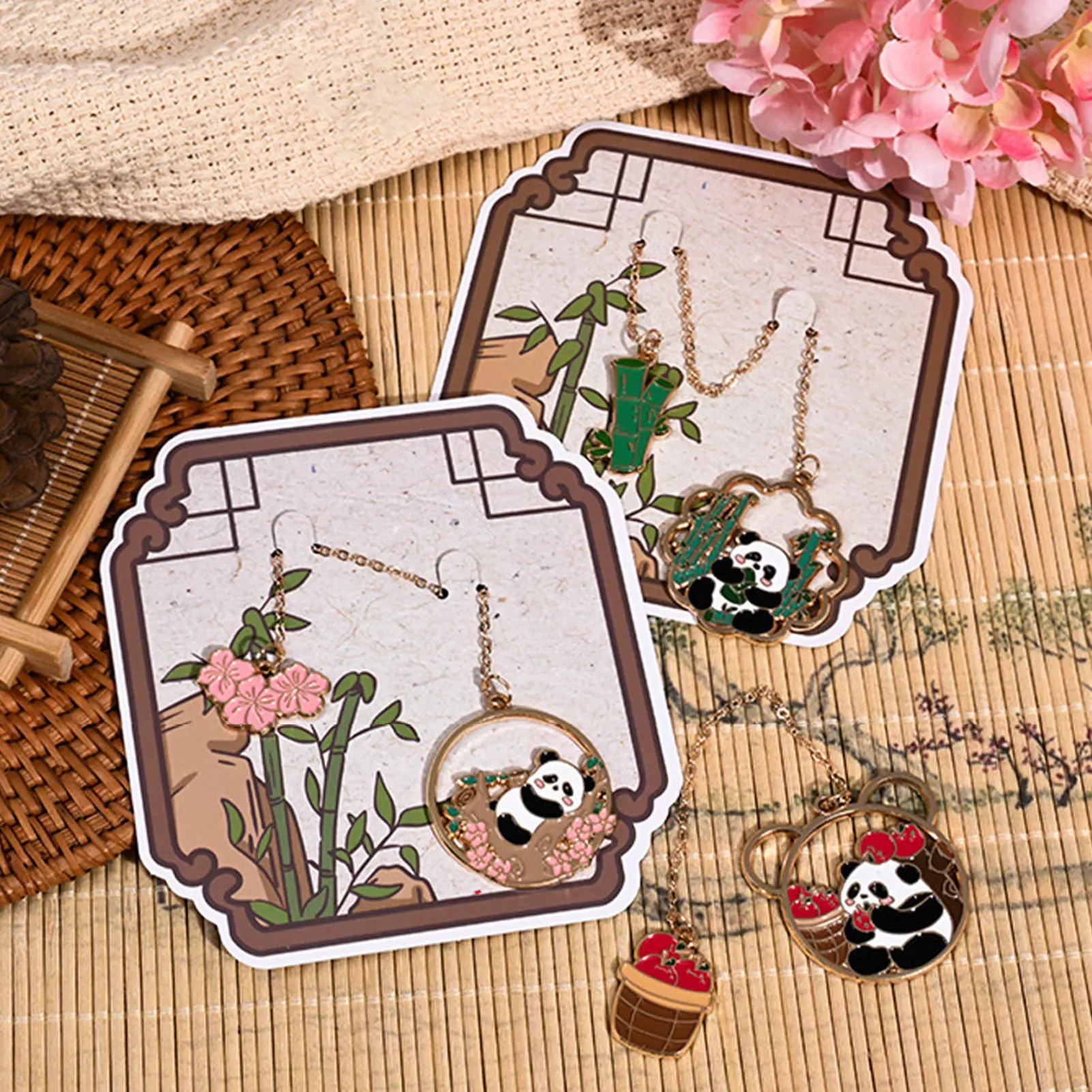 Funny Panda Book Page Clips Metal Bookmarks Cute Pagination Mark Creative Separator Pages Tags Stationery School Office Supplies