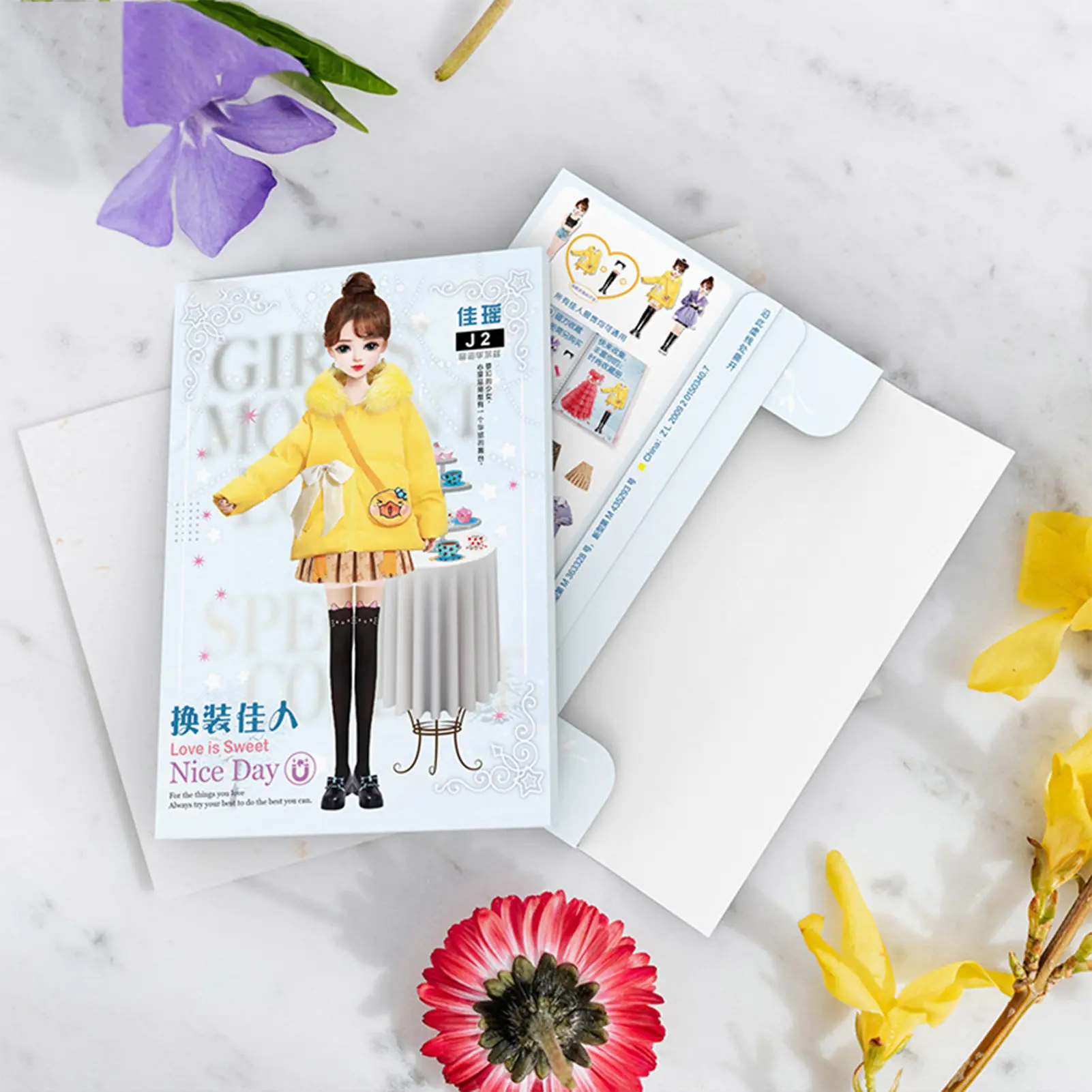 Magnetic Princess DIY Dress-Up Stickers Toy Portable Up Stickers Toys Set Educational Toy for Kids Girls Birthday New Year Gift