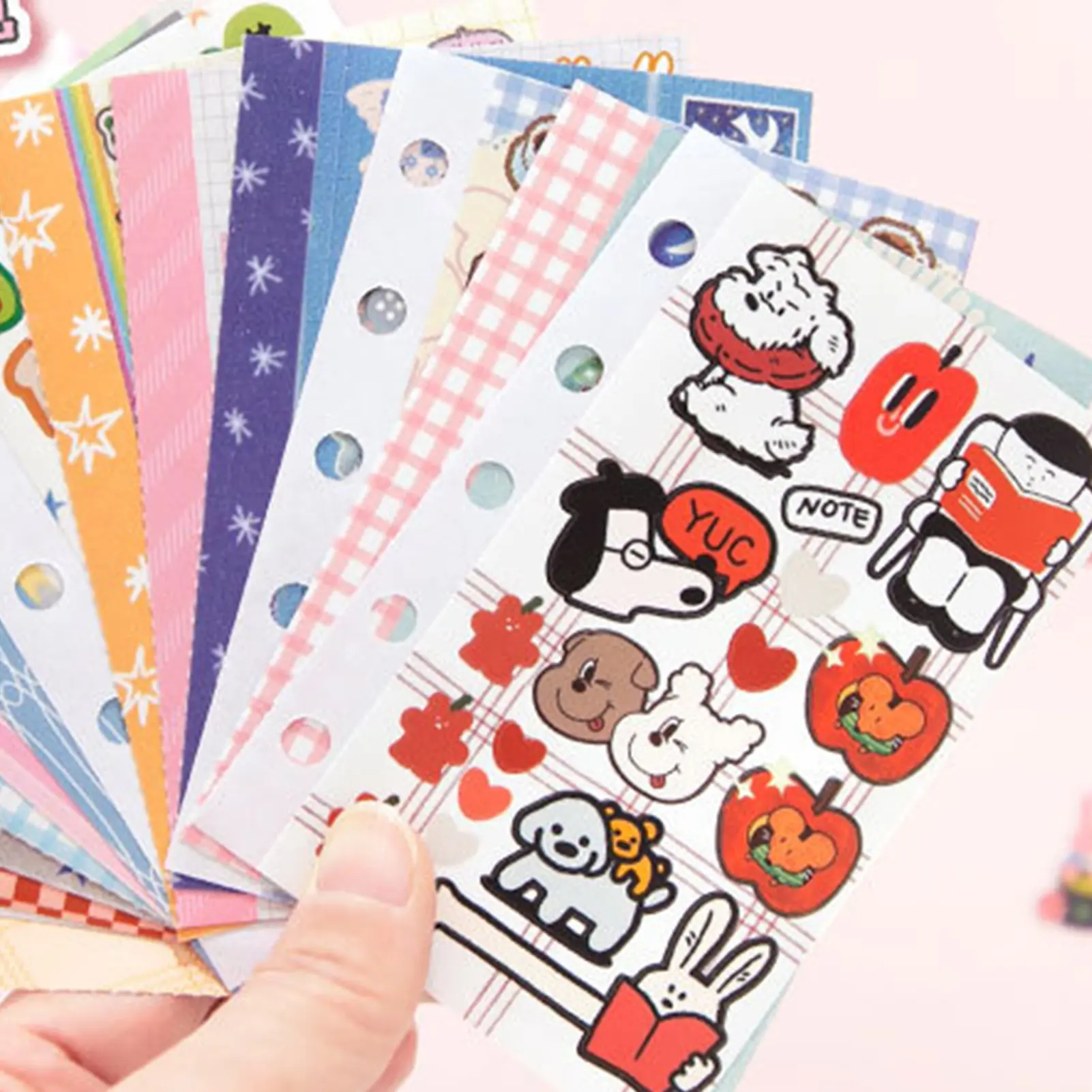 Xin Mo Shuang Spell Scrapbook Sticker Korean Ins Wind Dream Graffiti Style Art Diy Crafts Photo Album  Material Notes