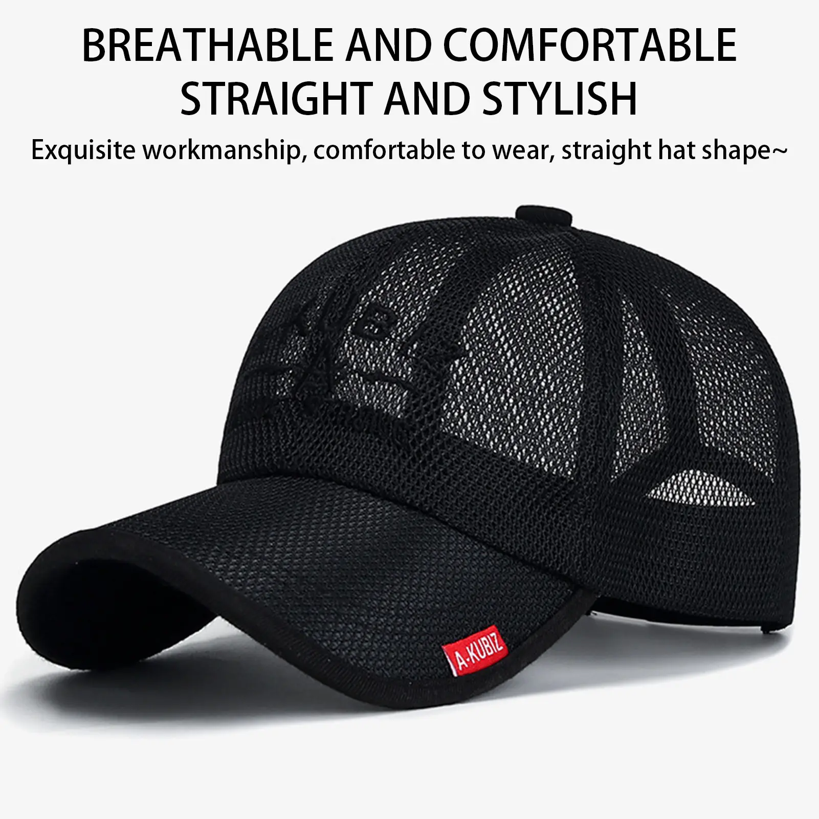 Baseball Cap Basic Men's Breathable Baseball Cap Sports Sun Hat Sun Protection Baseball Hat for Summer Beach Vacation