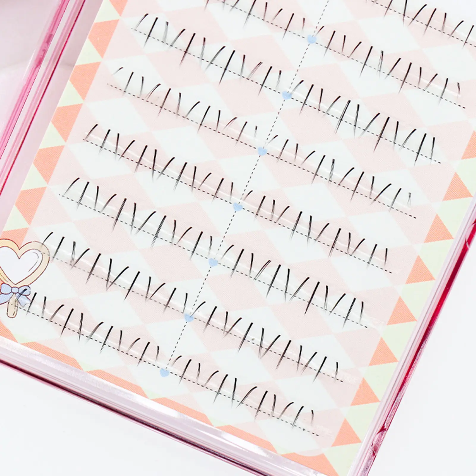 80pcs/set Segmented Lower Eyelashes False Eyelashes Makeup Tools Natural Fake Lower Lashes Women's Cosmetic Supplies