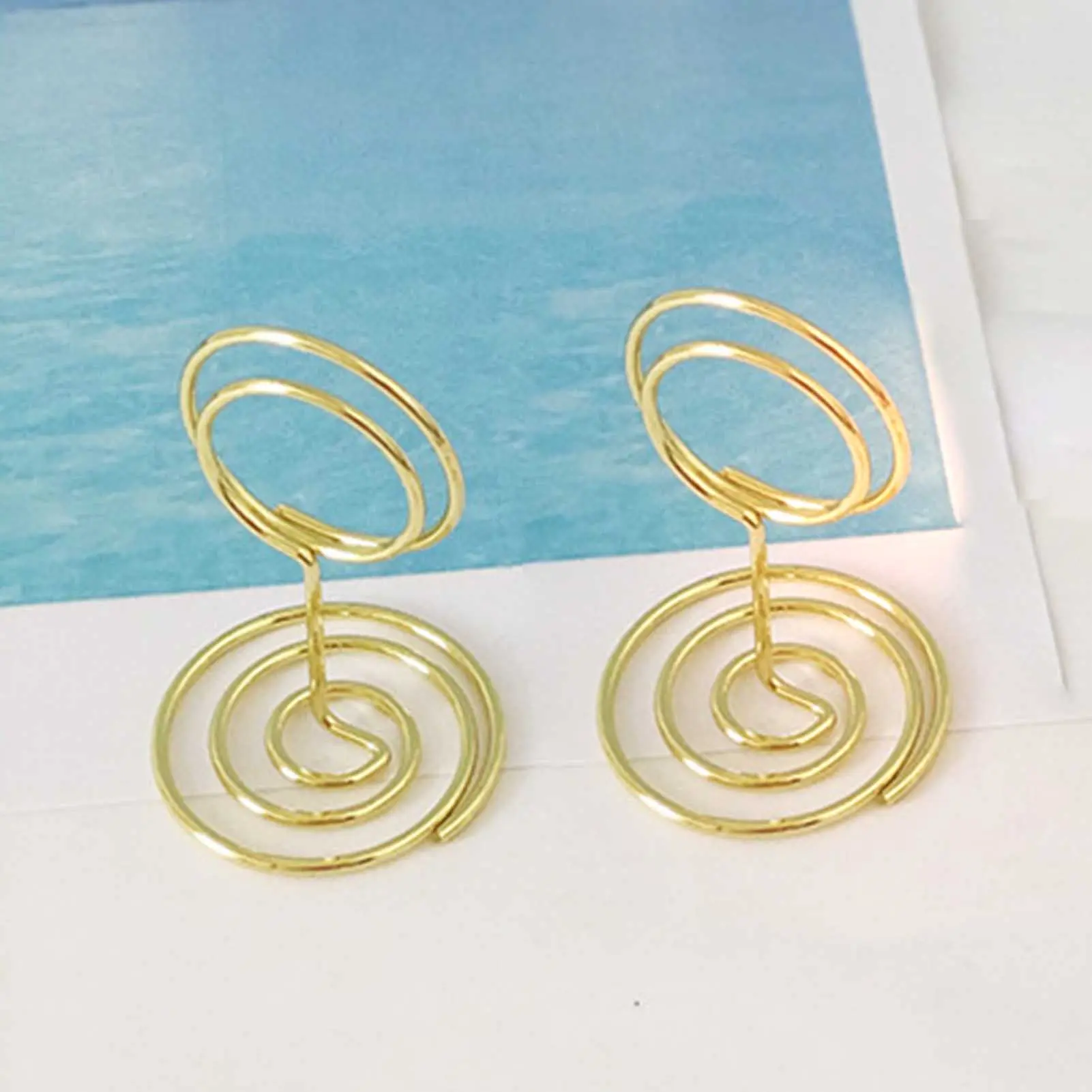 5pcs Dining Slot Card Holder For Centerpieces Table Number Holders Picture Holder Office Memo Clip Wedding Reception Accessories