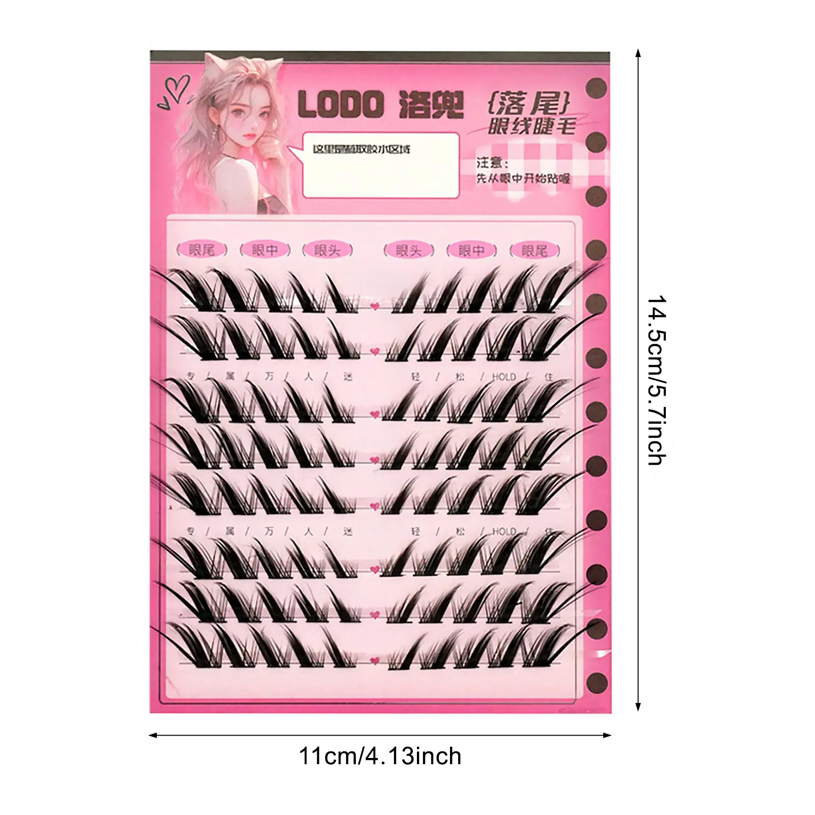 Self Adhesive Lash Clusters Mix Length Natural Look Lashes Clusters False Eyelashes for Beauty Eye Cosplay DIY Makeup Tools