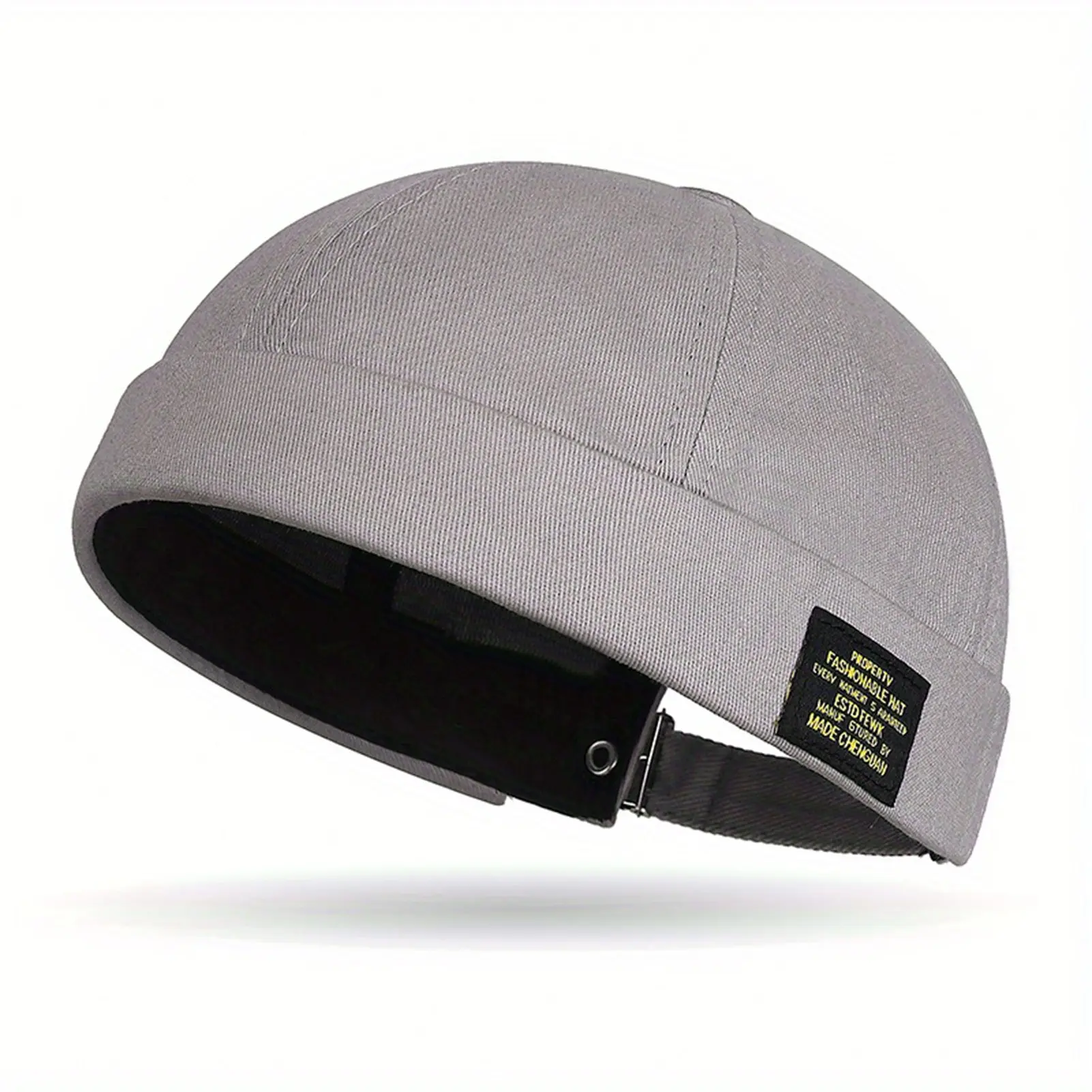 Retro Pier Cap Cap Retro Cotton Adjustable Solid Color Summer Autumn Spring Hip-hop Fashion Cap Guapi Hat Ideal For Helmet Line