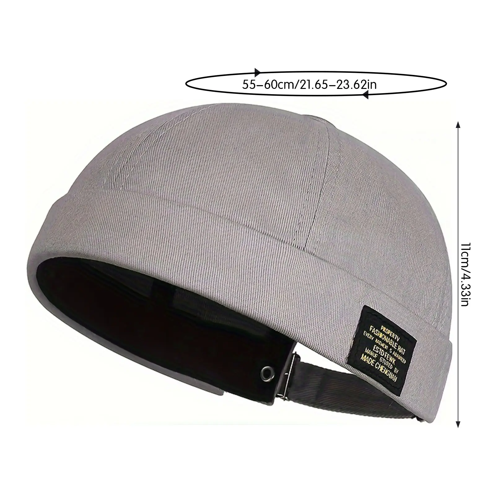 Retro Pier Cap Cap Retro Cotton Adjustable Solid Color Summer Autumn Spring Hip-hop Fashion Cap Guapi Hat Ideal For Helmet Line